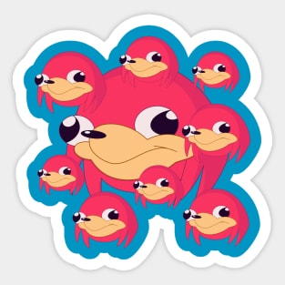 Ugandan Knuckles 2 Sticker